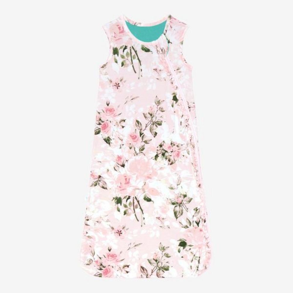 Posh Peanut 2.5 Tog Sleeveless Ruffled Sleep Bag In Vintage Rose Size 0-6M NWT